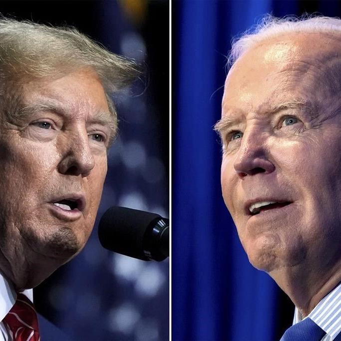 Biden, Trump square off for a podium rematch, signalling start of presidential battle